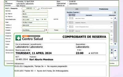 Selección Rápida de Examenes en Agenda