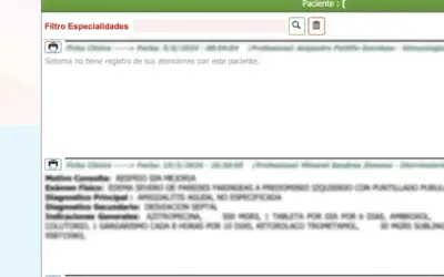 Introducimos el nuevo Historial Clínico en Sábana para mejorar la visualización.